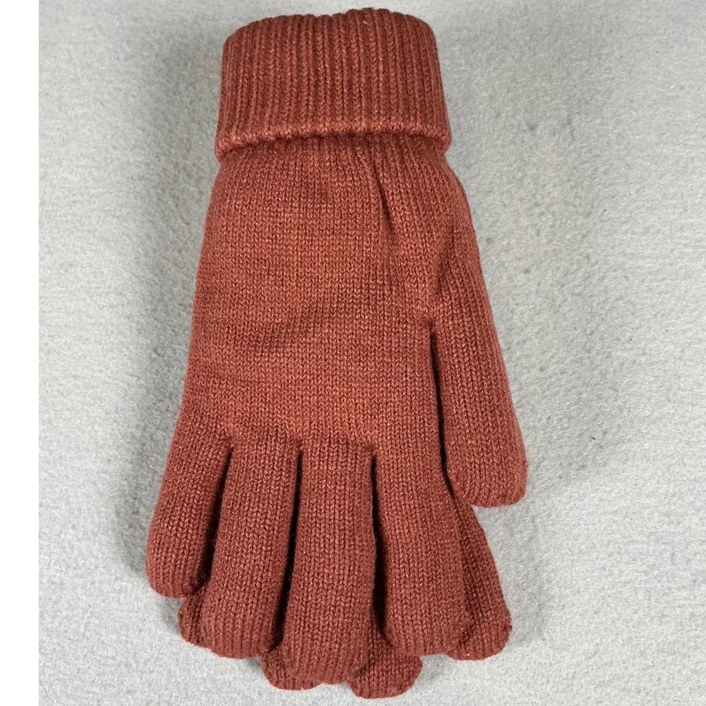 Northeast Outfitters Women's Cozy Cabin Gloves Rust Red‎ One Size NWT